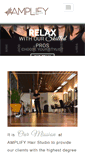 Mobile Screenshot of amplifyhairstudio.com